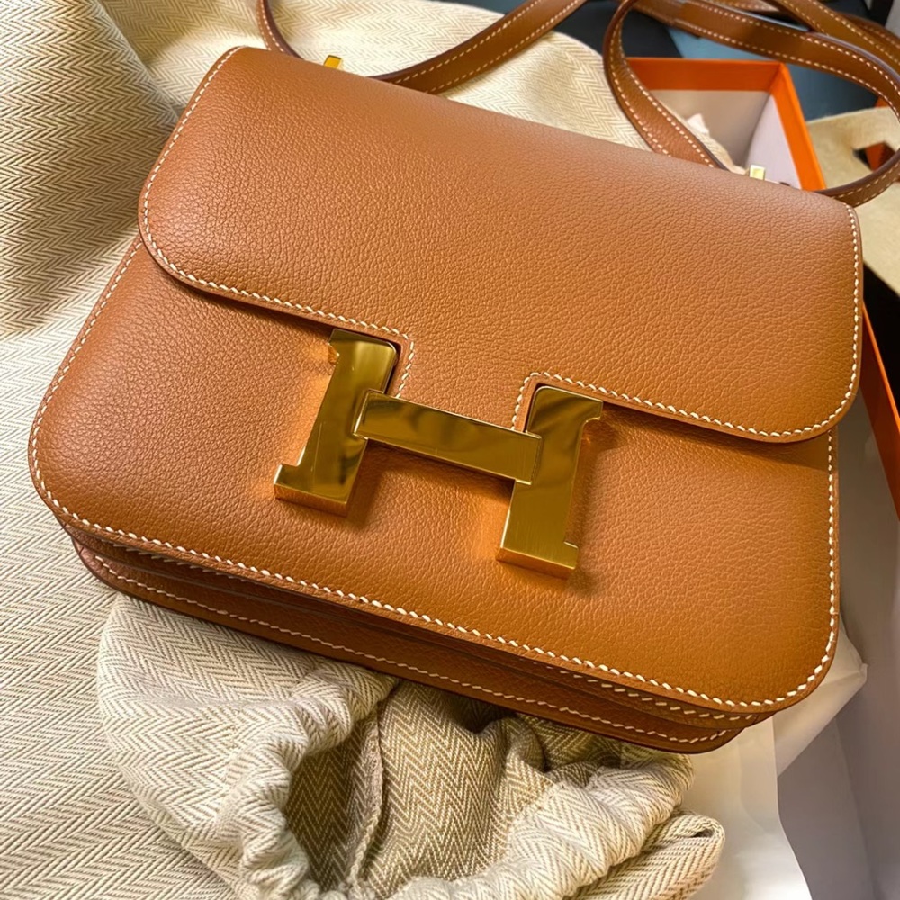 Hermes Constance Bag with Gold Hardware